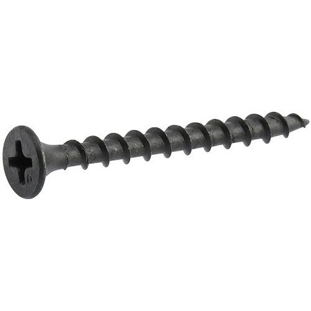 Hillman Drywall Screw, #1 x 6 in, Steel, Flat Head Phillips Drive 967622